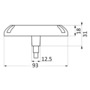 Luce subacquea a LED RGBW 12/24 V